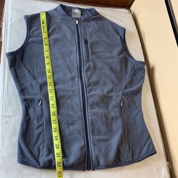 Nike Therma-Fit Gray Full Zip Fleece Vest Size Small - Picture 9 of 10
